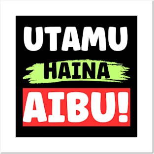 UTAMU HAINA AIBU - XTIAN DELA Posters and Art